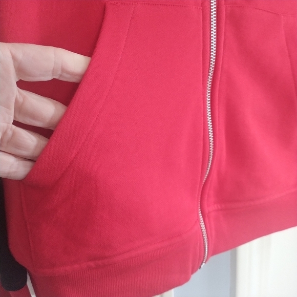 Ralph Lauren Red Zipper Dyborra Jacket XS - Picture 4 of 10